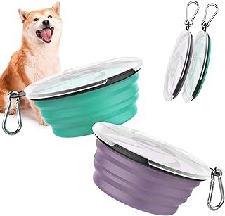Pawaboo Collapsible Dog Bowl 2 Pack