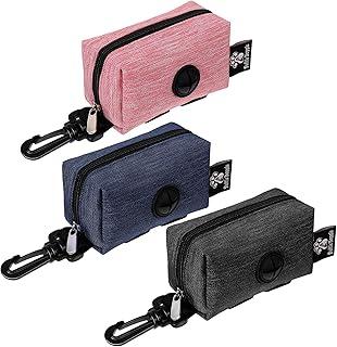 3 Pieces Dog Poop Dispenser with Zipper and Clip