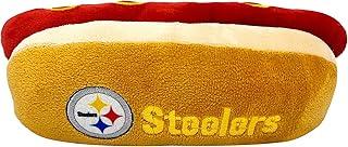Pets First NFL Pittsburgh Steelers HOT-Dog Plush Dog & Cat Squeak Toy