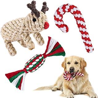 ELCOHO Christmas Dog Chewing Toys